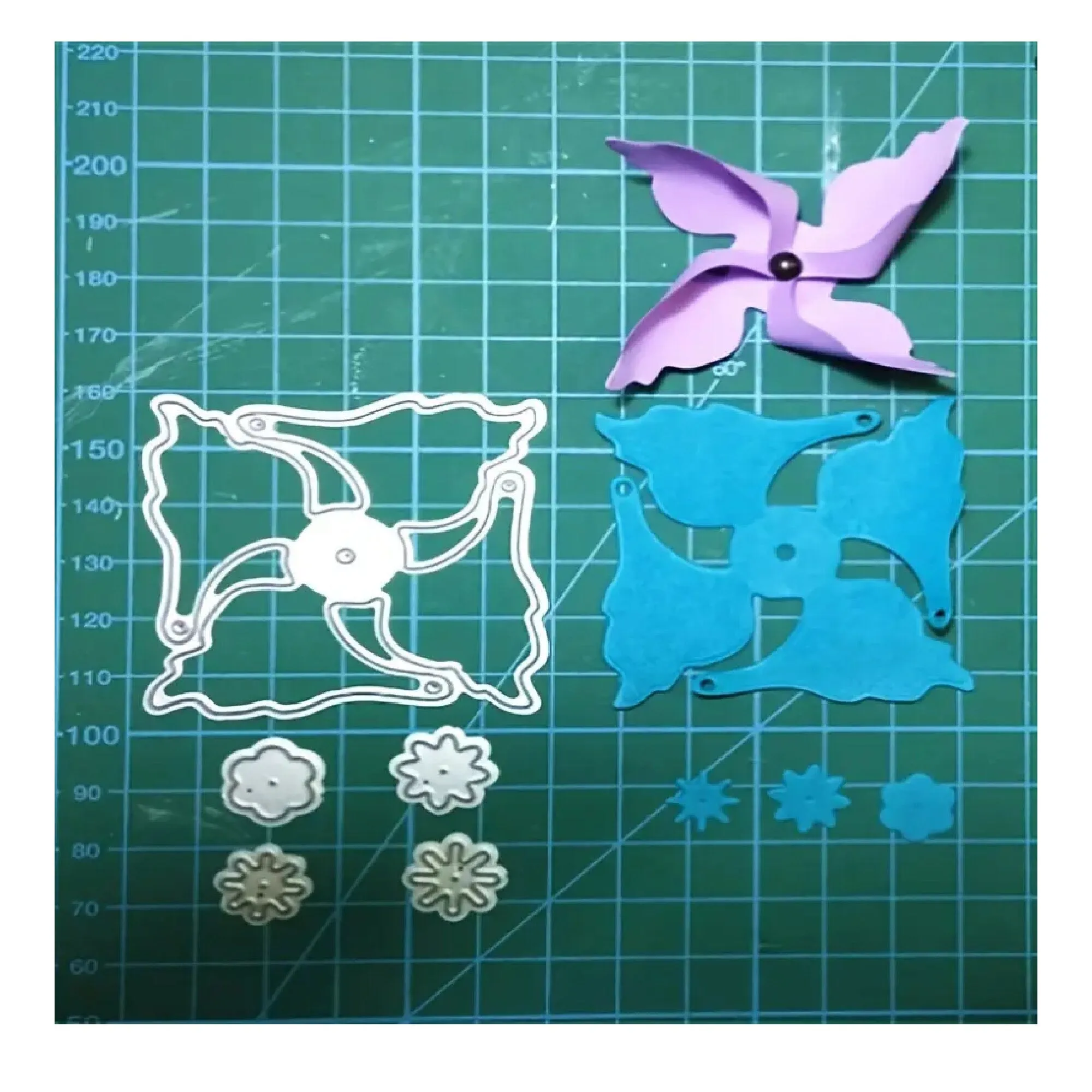 1 Piece Windmill Flower Frame | Metal Paper Cutting Dies