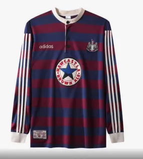 1995-96 Newcastle United Long Sleeve Retro Shirt | Classic Brown Ale Kit