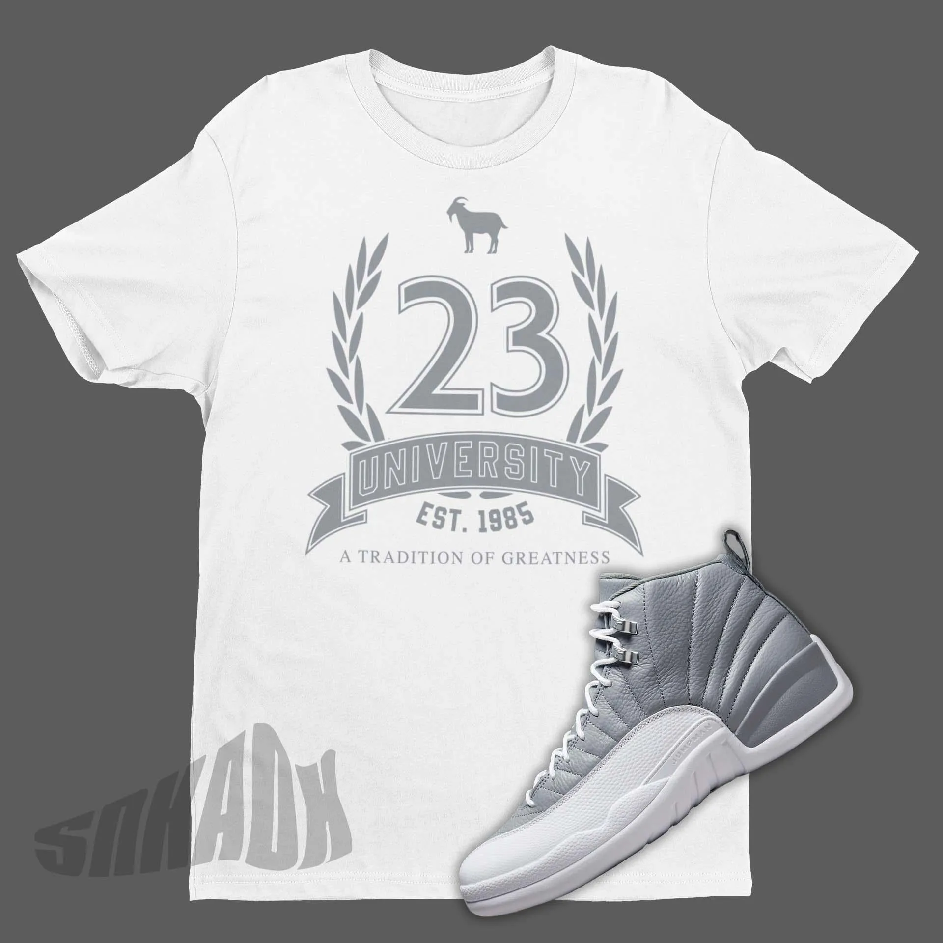 23 University Shirt To Match Air Jordan 12 Stealth