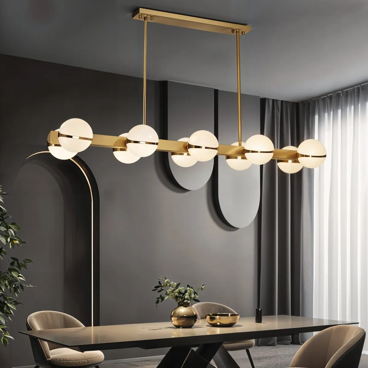 Aaloka Linear Chandelier