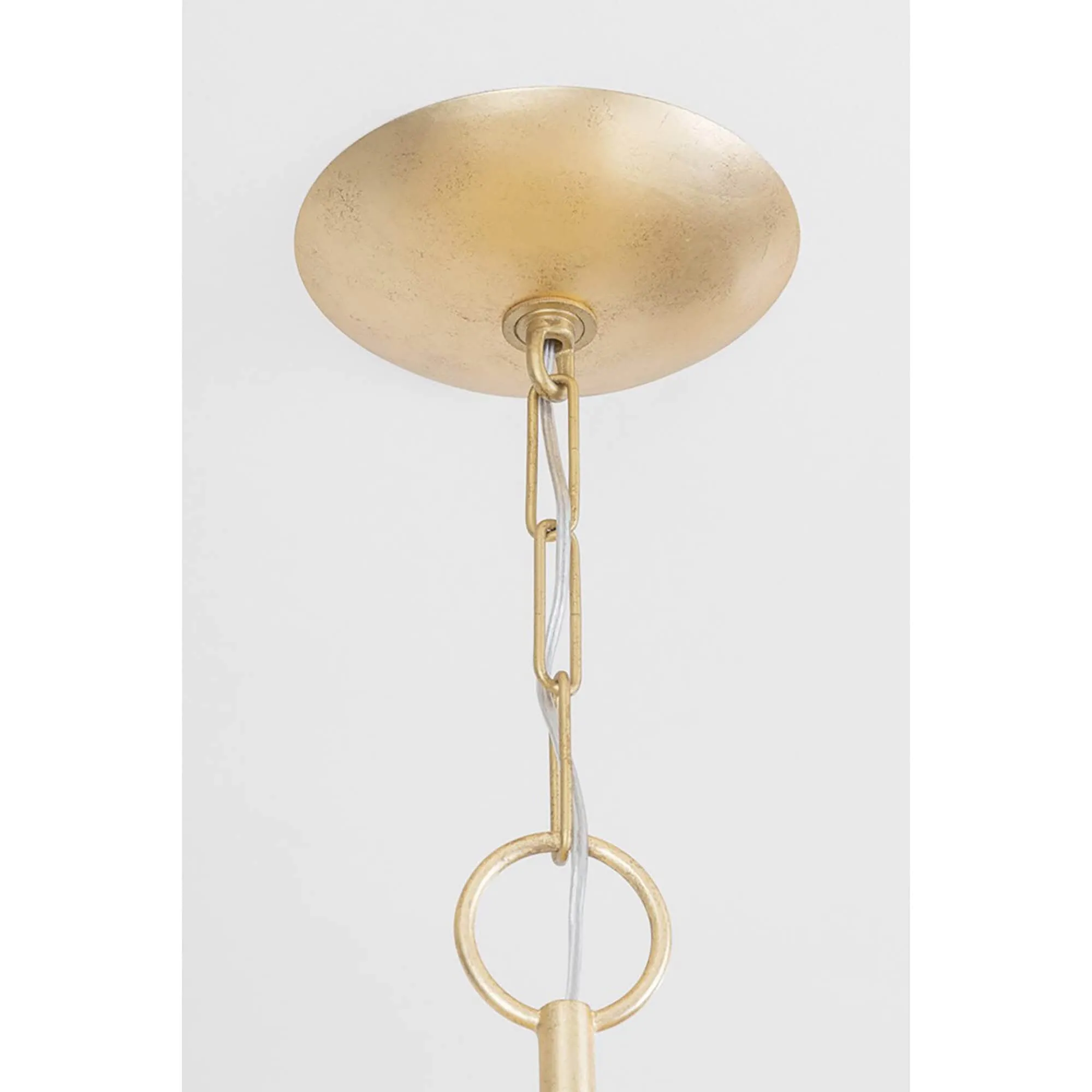 Aimi 9 Light Chandelier, Vintage Gold Leaf