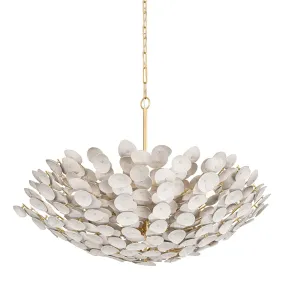 Aimi 9 Light Chandelier, Vintage Gold Leaf