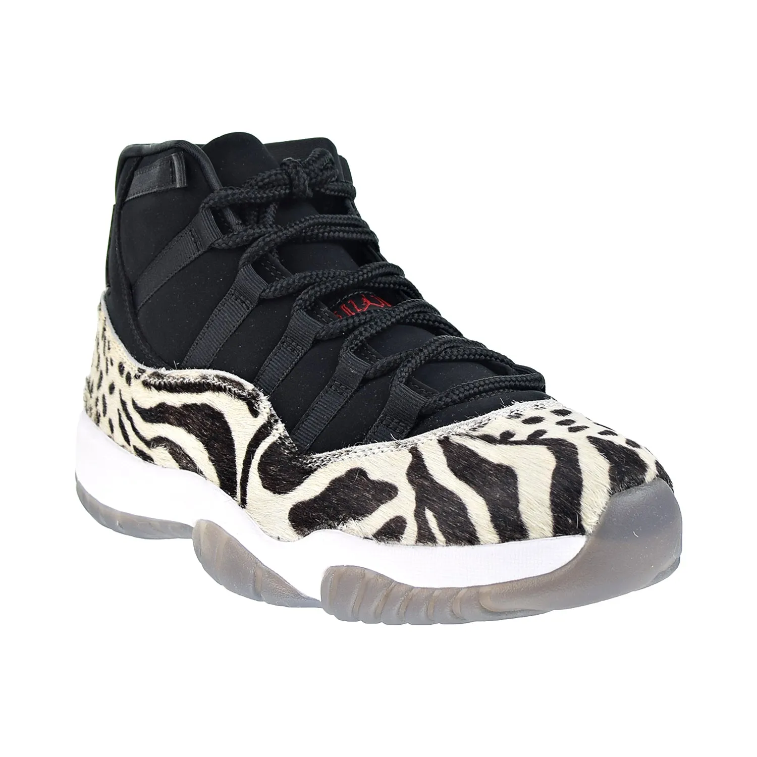 Air Jordan 11 Retro “Animal Instinct” Women's Shoes Black/Gym Red/Sail/White