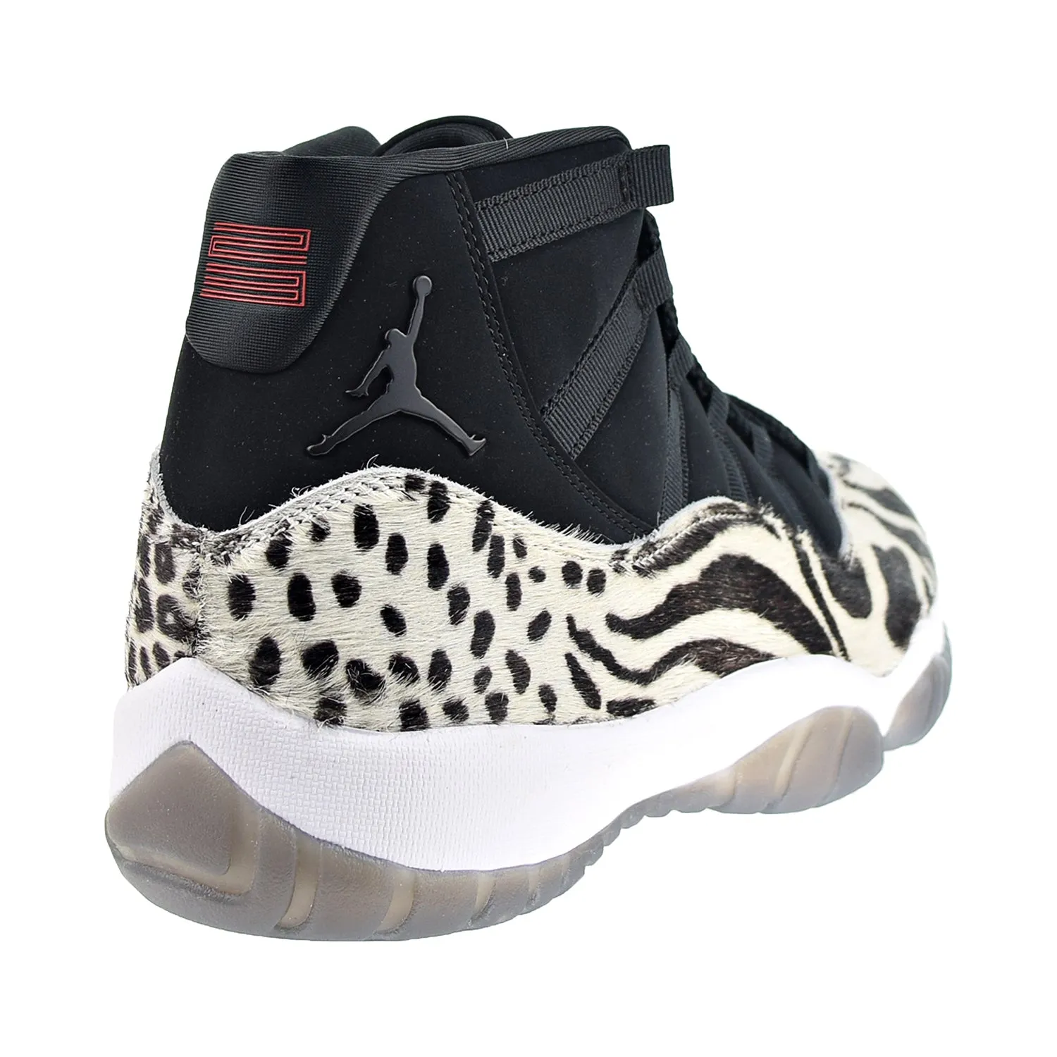 Air Jordan 11 Retro “Animal Instinct” Women's Shoes Black/Gym Red/Sail/White