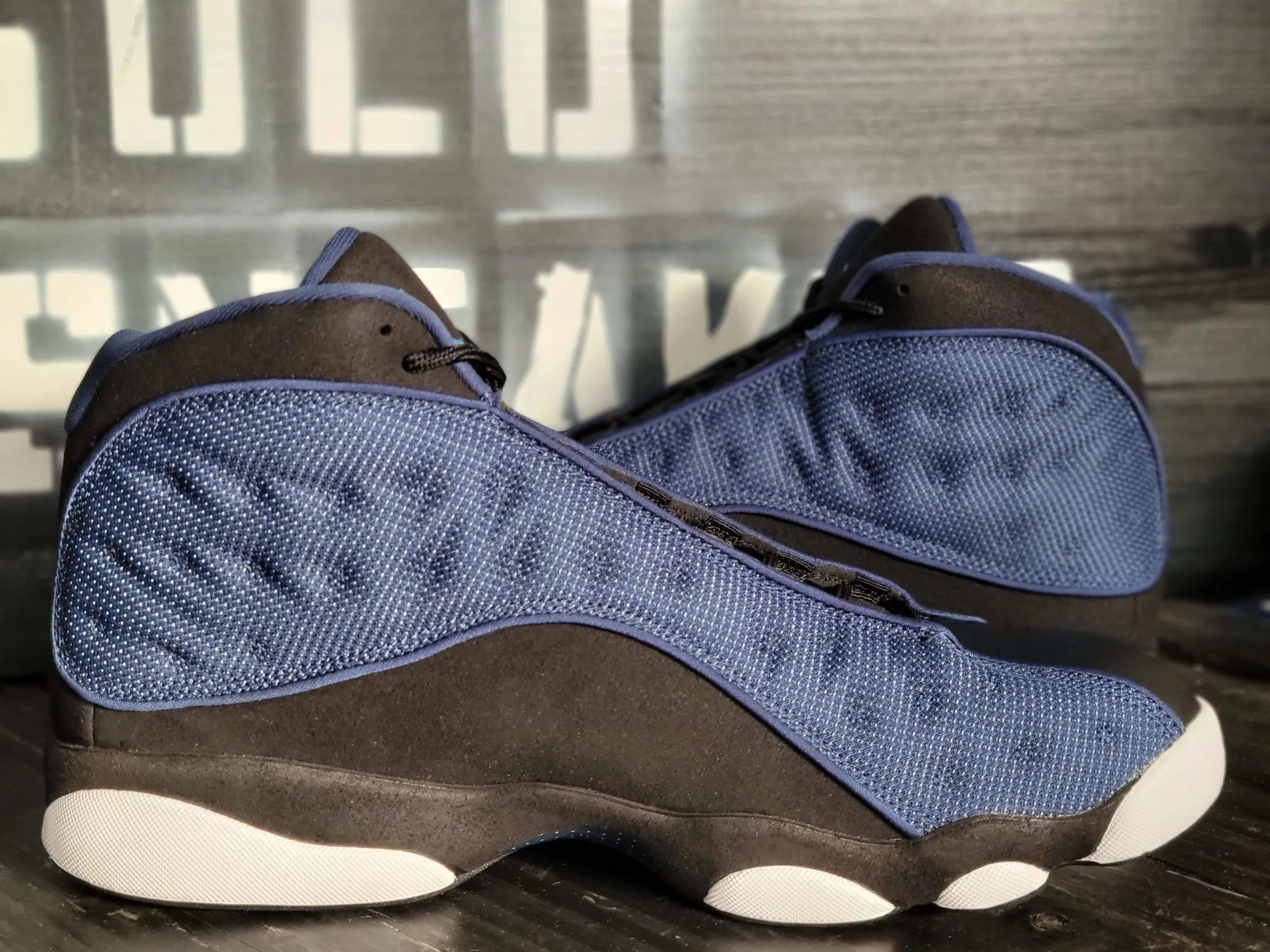 Air Jordan 13 Retro Navy Blue/Black/White Basketball Shoes DJ5982-400 Men 14