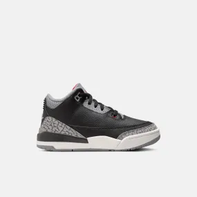 Air Jordan Kids' 3 Retro Black Cement (PS)