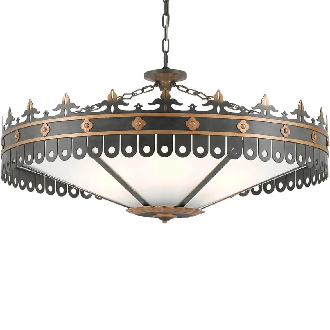 Antique Villa Iron Chandelier