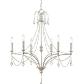 Antique White French Parlor Chandelier