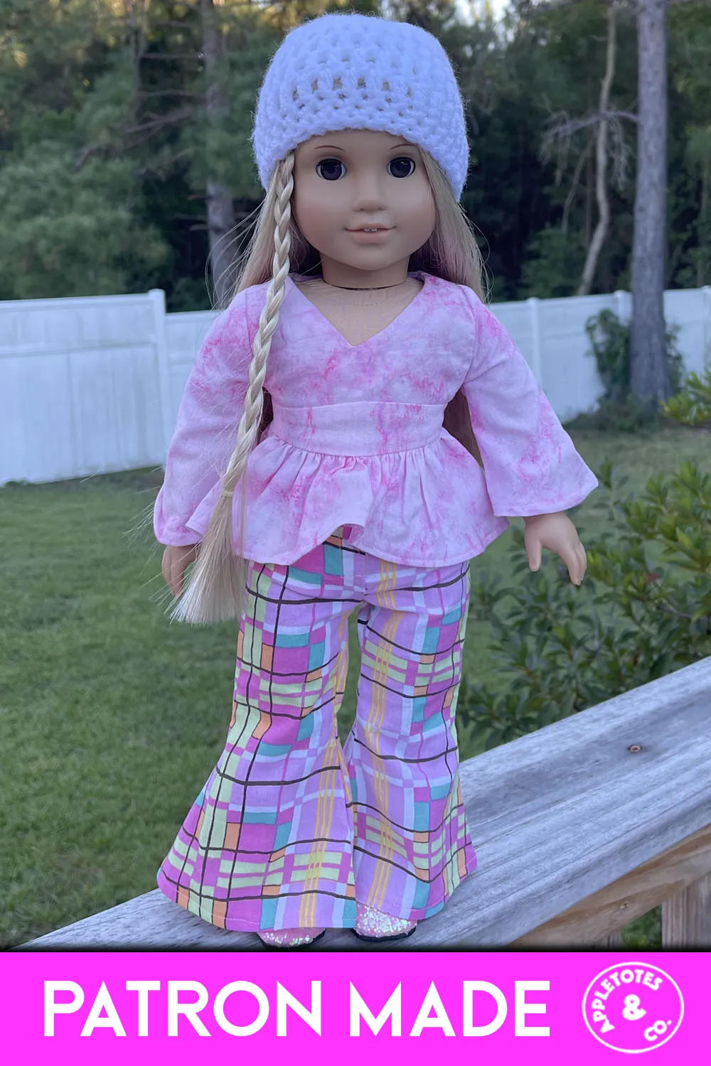 Bell Bottoms 18 Inch Doll Sewing Pattern