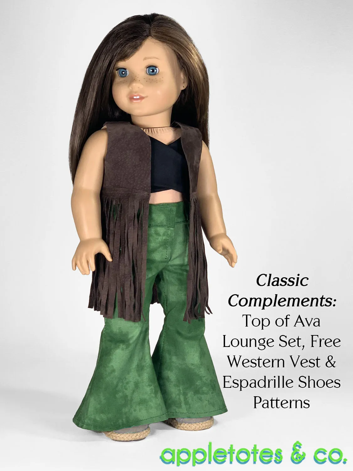 Bell Bottoms 18 Inch Doll Sewing Pattern