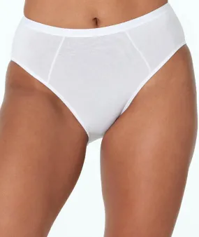 Bendon Body Cotton High Cut Brief - White