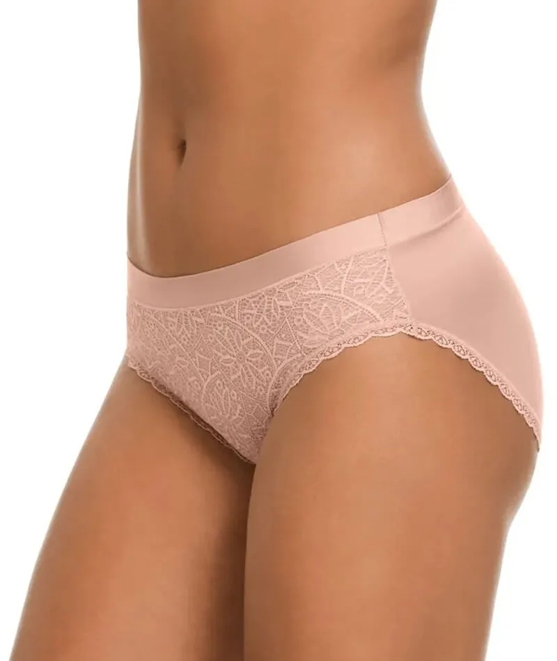 Berlei Barely There Lace Bikini Brief - Nude Lace