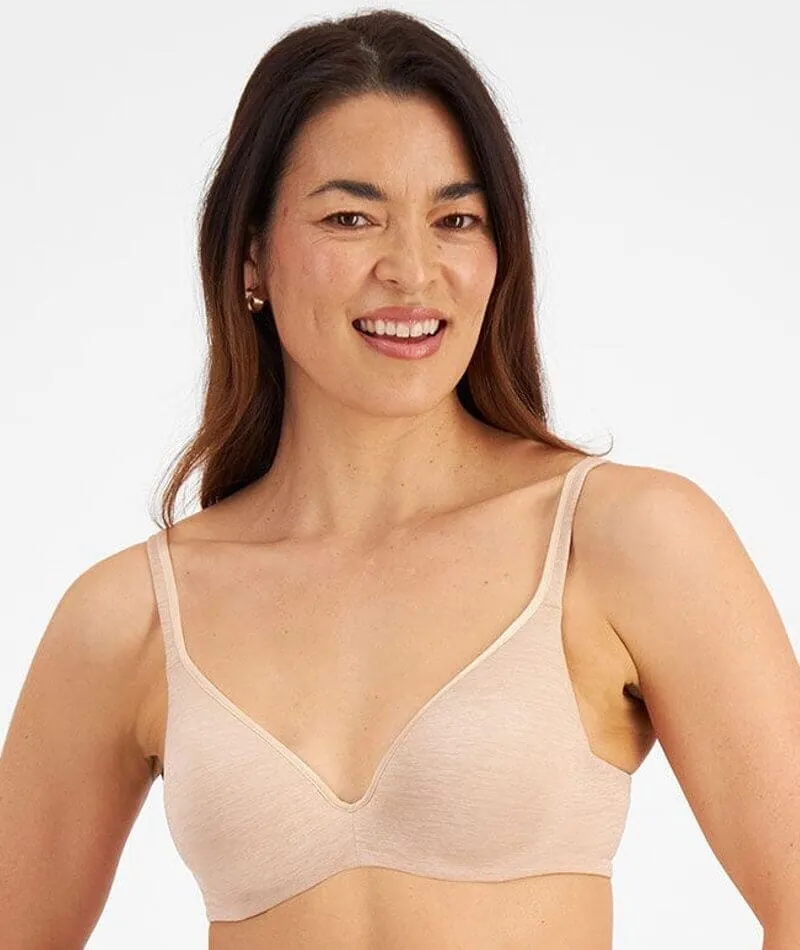 Berlei New Barely There Contour Bra 2 Pack - Black/Skin