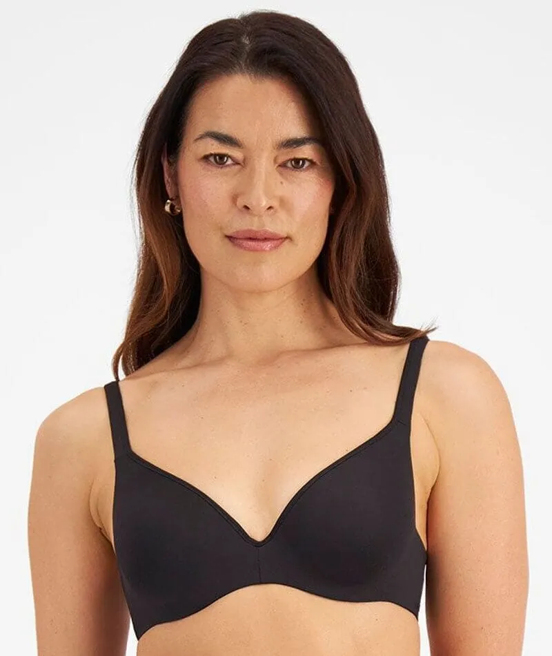 Berlei New Barely There Contour Bra 2 Pack - Black/Skin