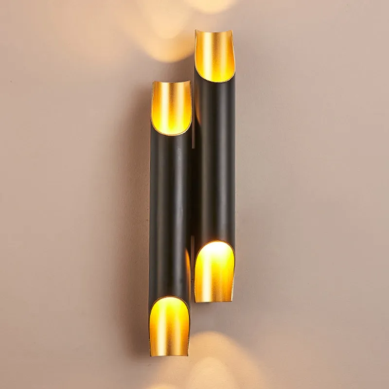 Black and Gold Wall Light