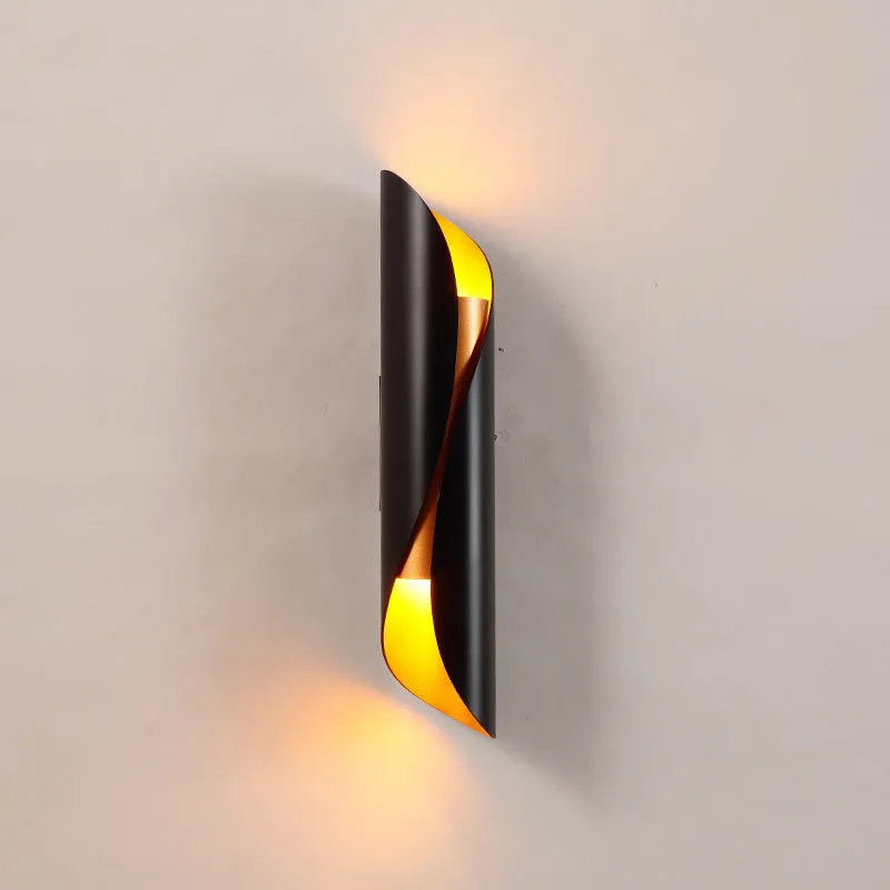 Black and Gold Wall Light