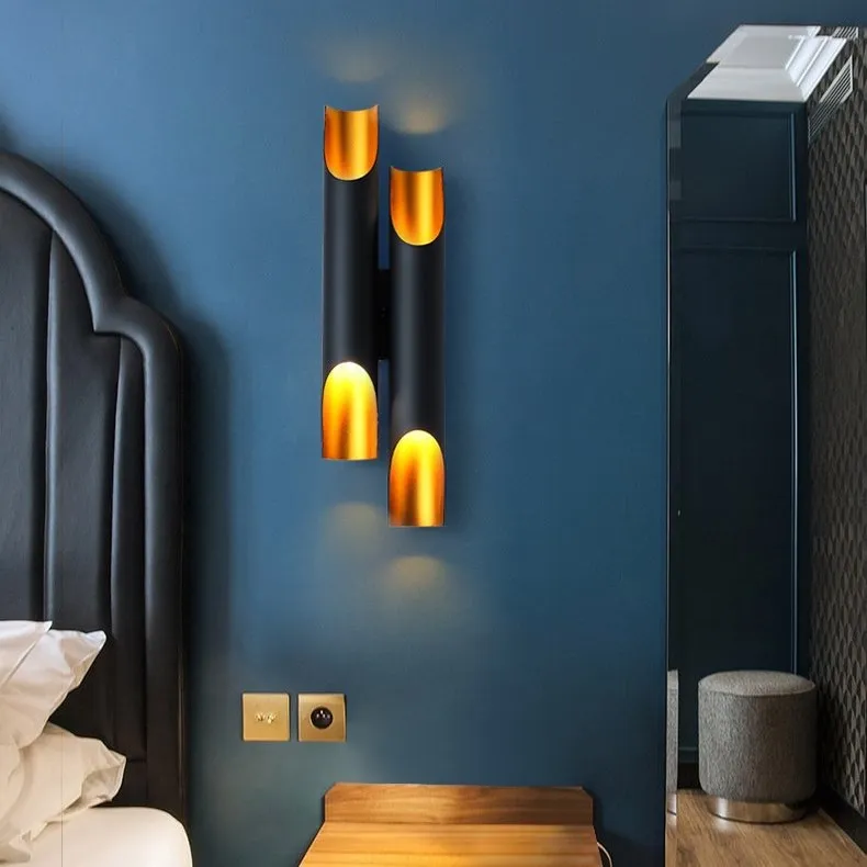 Black and Gold Wall Light