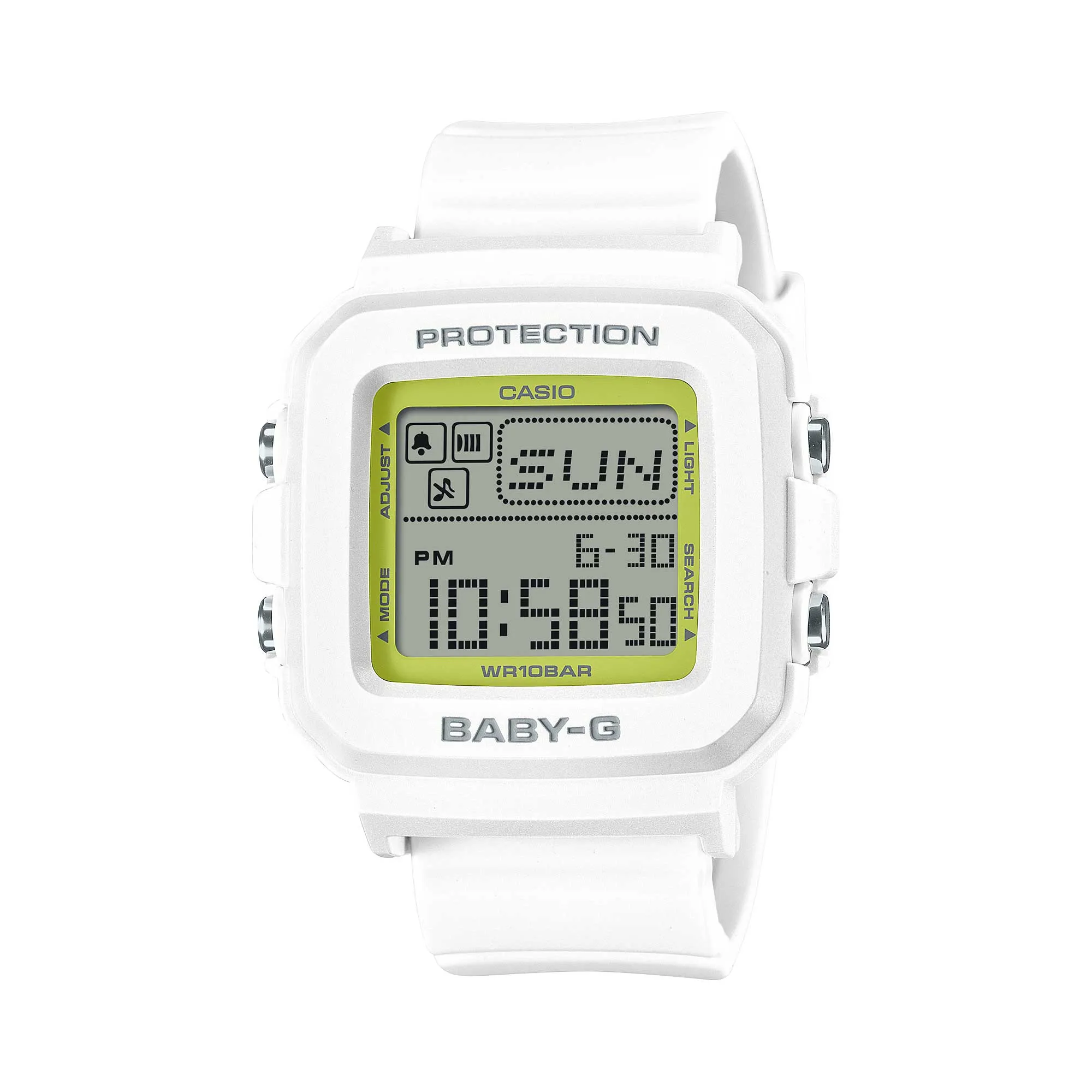 Casio Baby-G BGD-10 Lineup 30th Anniversary BABY-G   PLUS Series White Resin Band Watch   Silicone Holder with Strap BGD10K-7D BGD-10K-6D BGD-10K-7