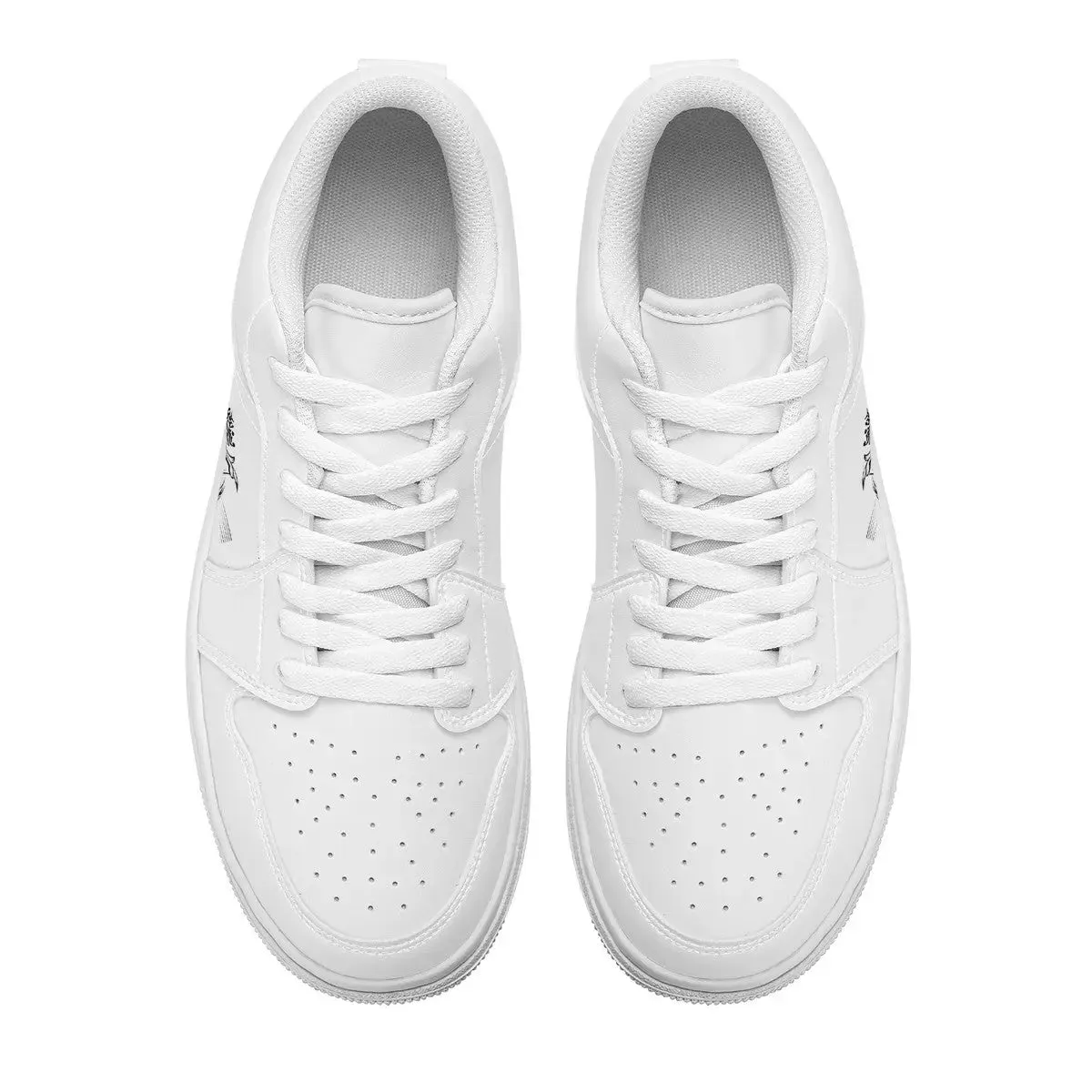 ClassA1 Emblem Low Top Sneakers - White