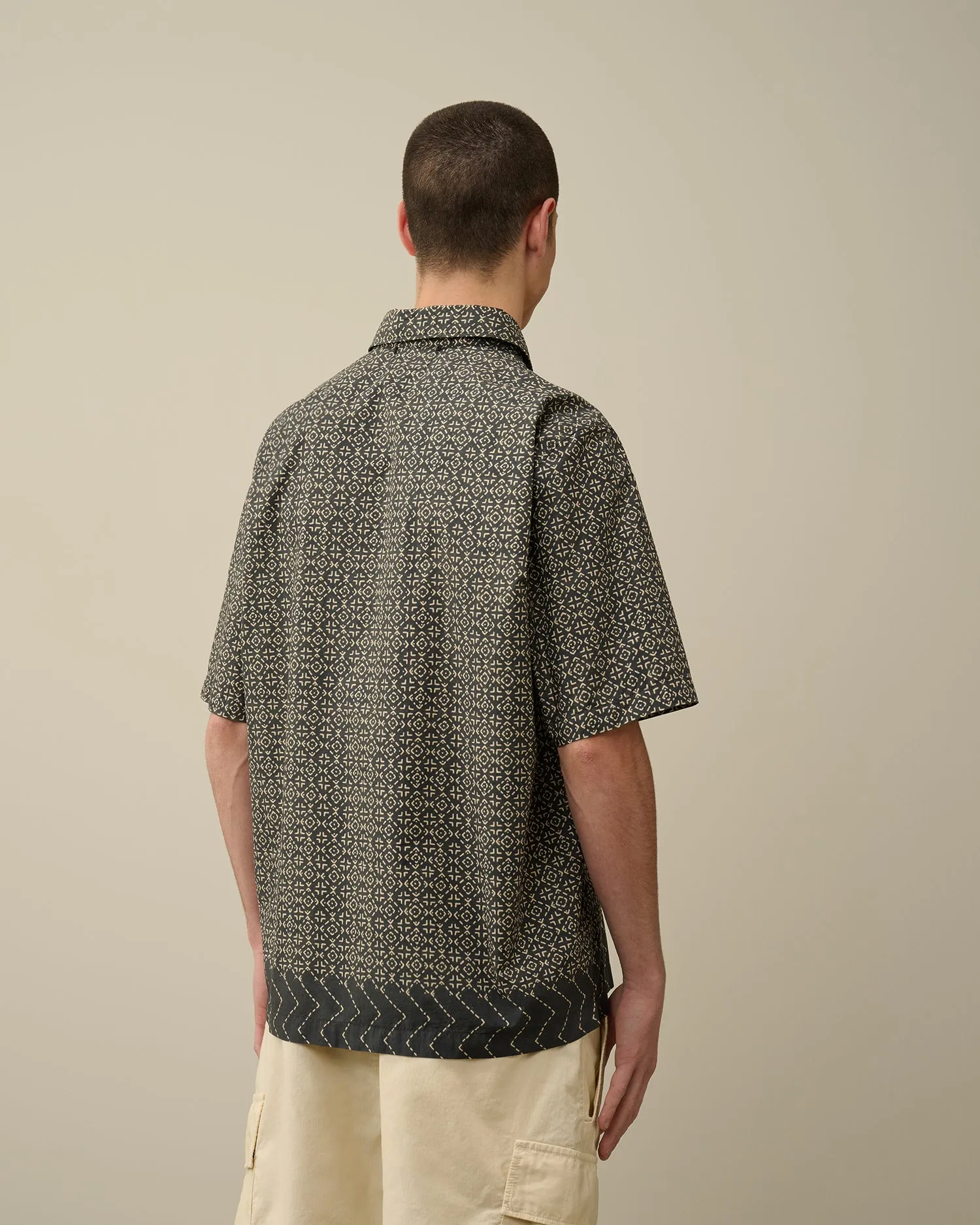 C.P. Company 280A Patterned Shirt - Grey