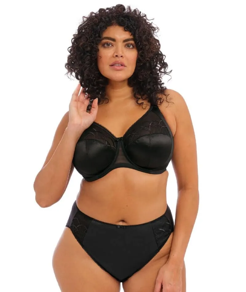 Elomi Cate Underwired Full Cup Banded Bra 2 Pack - Black/Latte