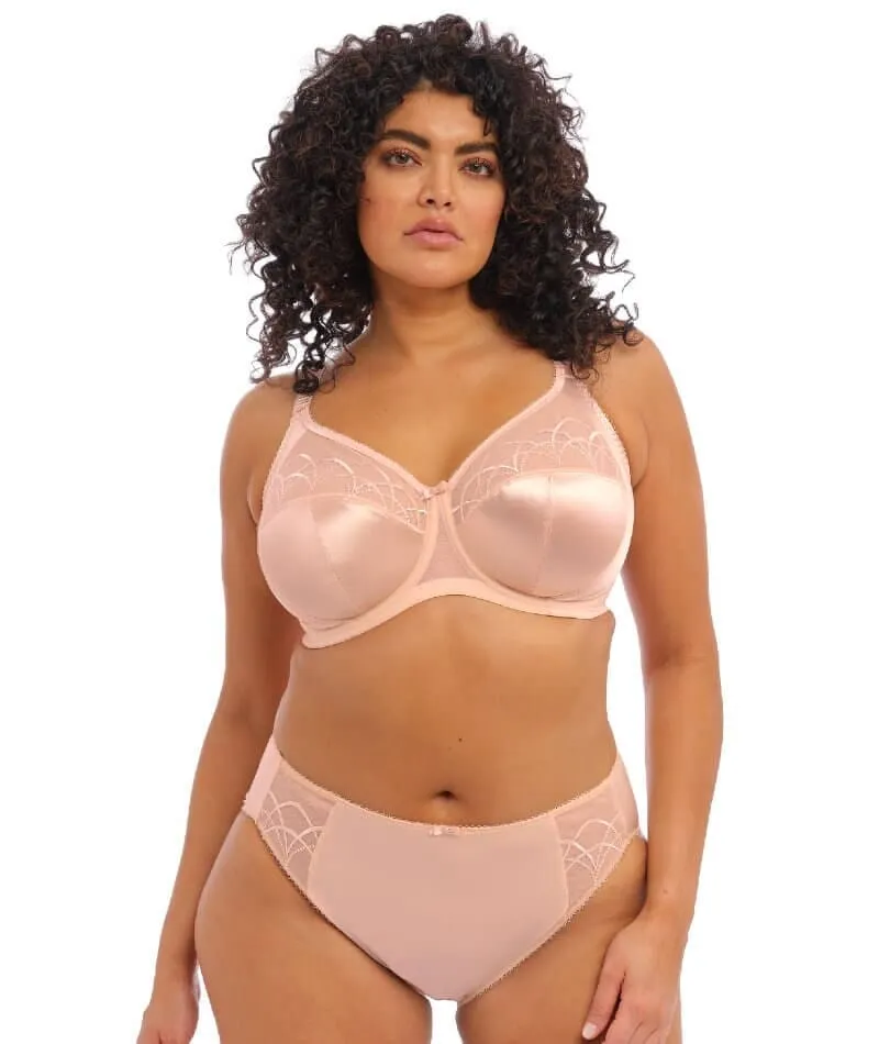 Elomi Cate Underwired Full Cup Banded Bra 2 Pack - Black/Latte