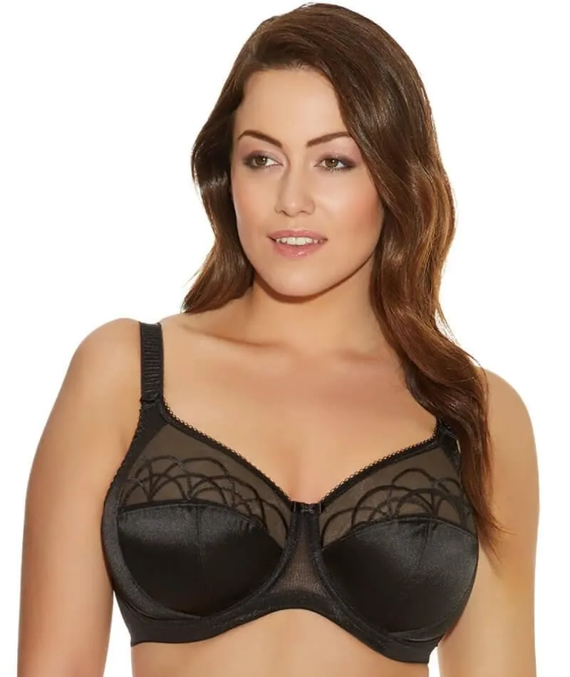 Elomi Cate Underwired Full Cup Banded Bra - Black