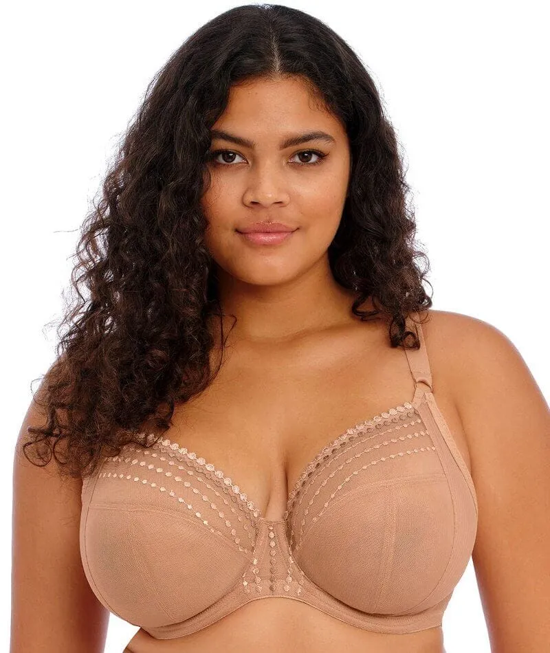 Elomi Matilda Underwired Plunge Bra - Cafe Au Lait