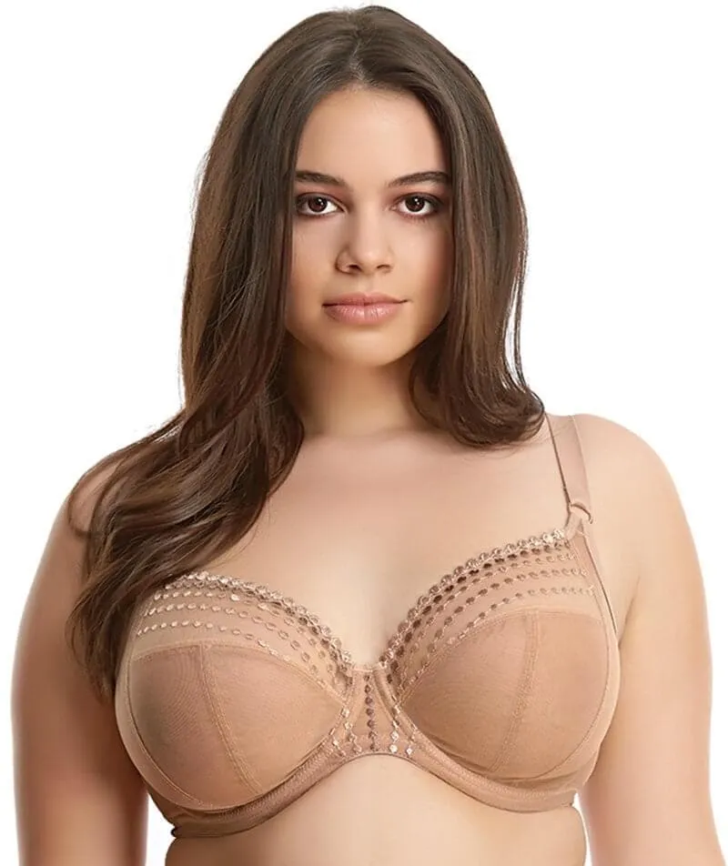 Elomi Matilda Underwired Plunge Bra - Cafe Au Lait