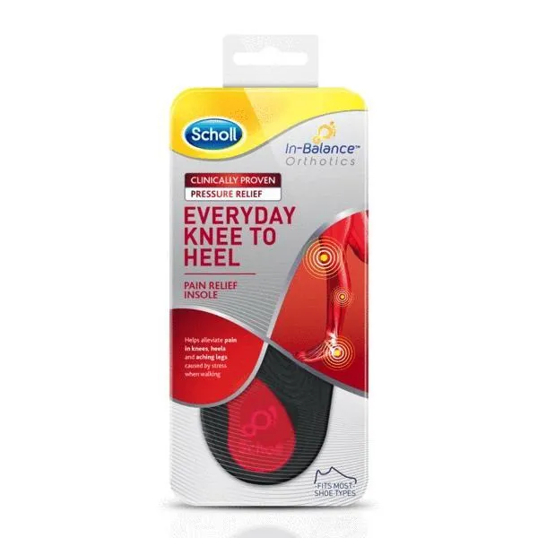 Everyday Knee to Heel Pain Relief Insoles Large