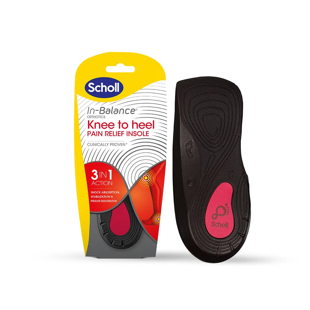 Everyday Knee to Heel Pain Relief Insoles Large