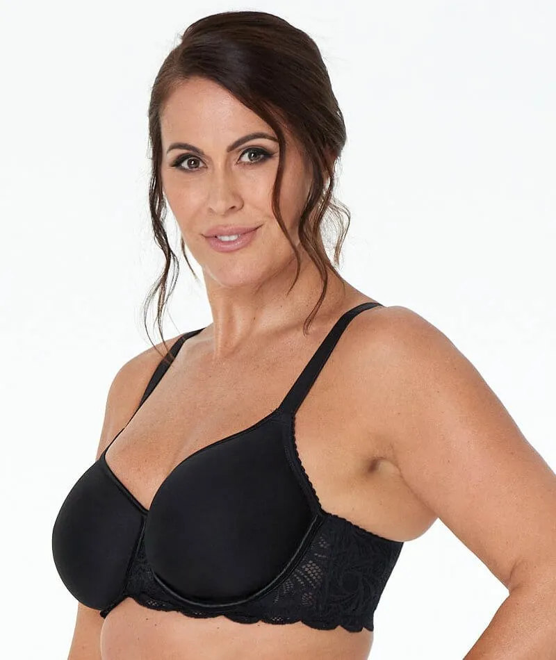 Fayreform Lace Perfect Contour Spacer Bra - Black