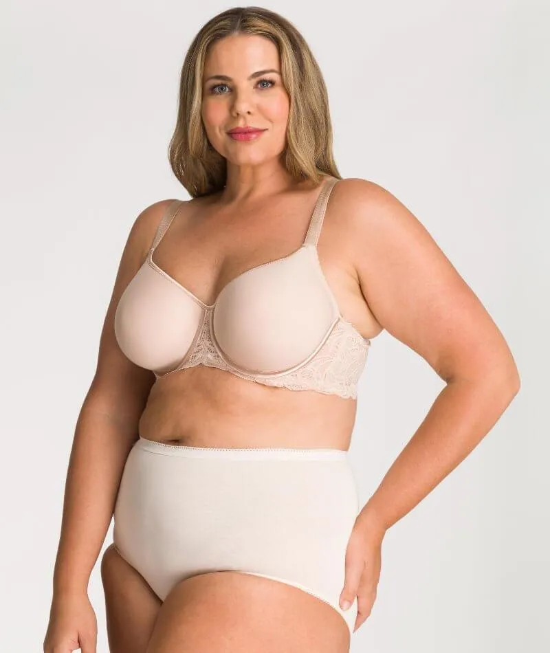 Fayreform Lace Perfect Contour Spacer Bra - Latte