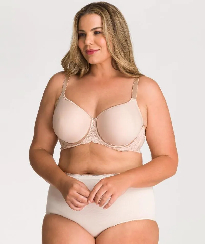 Fayreform Lace Perfect Contour Spacer Bra - Latte