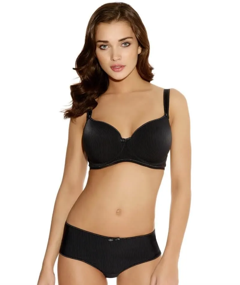 Freya Idol Underwired Moulded Balcony Bra - Black