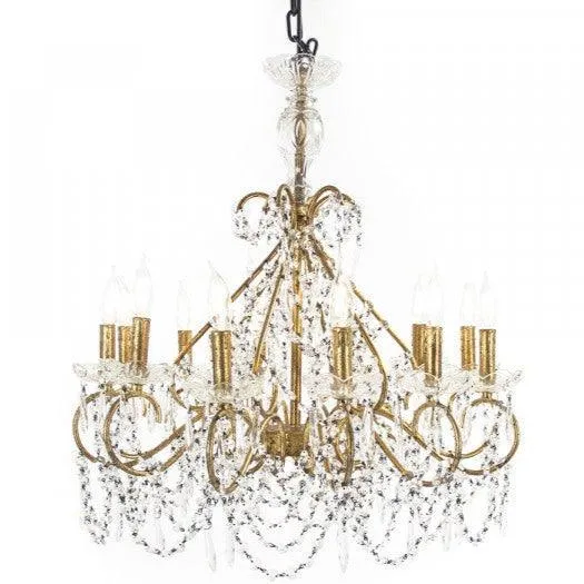 Gold Parisian Glam Chandelier