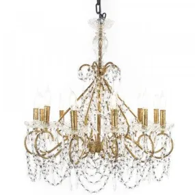 Gold Parisian Glam Chandelier