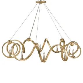 Golden Ringmaster Chandelier