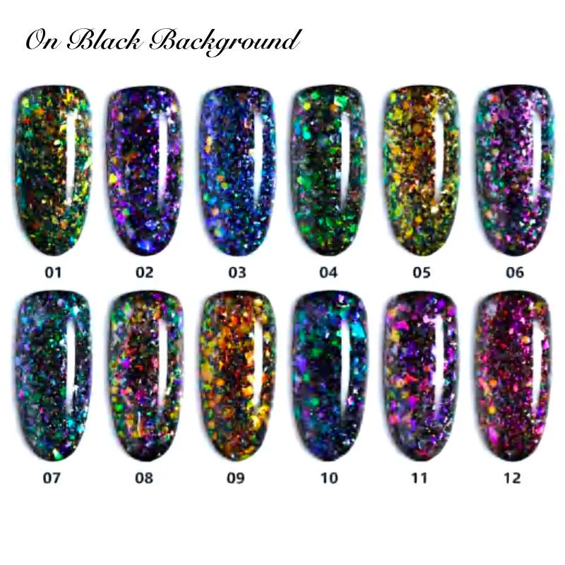 Holographic Flakes Gel Polish