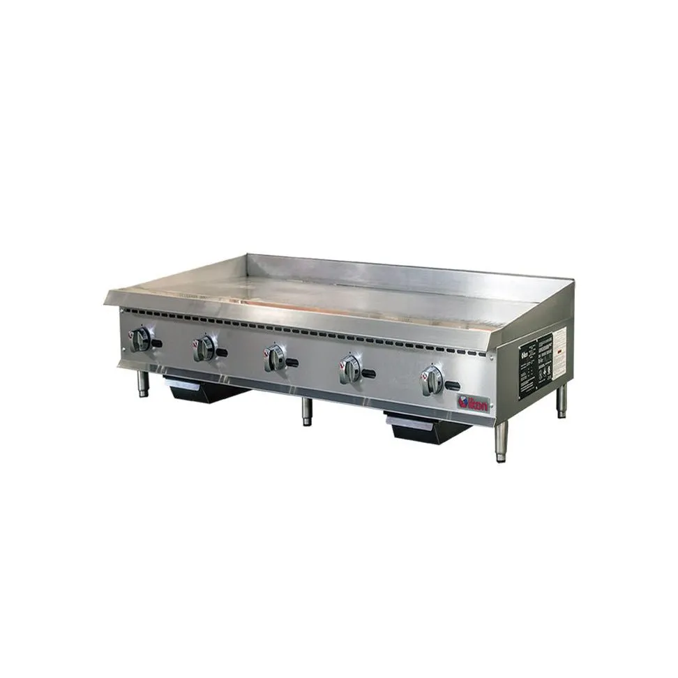 IKON ITG-60 60" Gas Countertop Griddle with Thermostatic Controls - 150K BTU