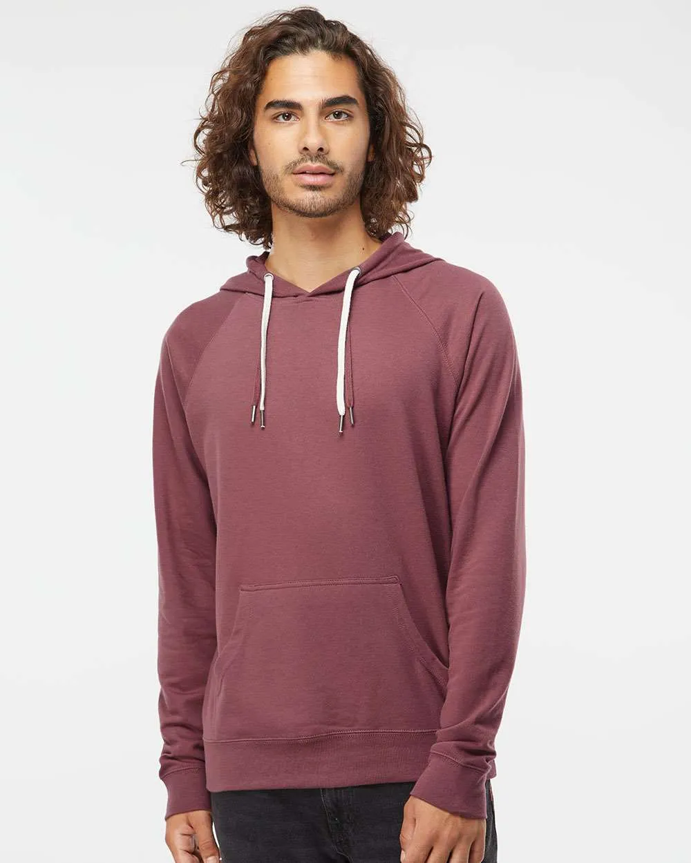 Independent Trading Co. Icon Lightweight Loopback Terry Hooded Sweatshirt SS1000