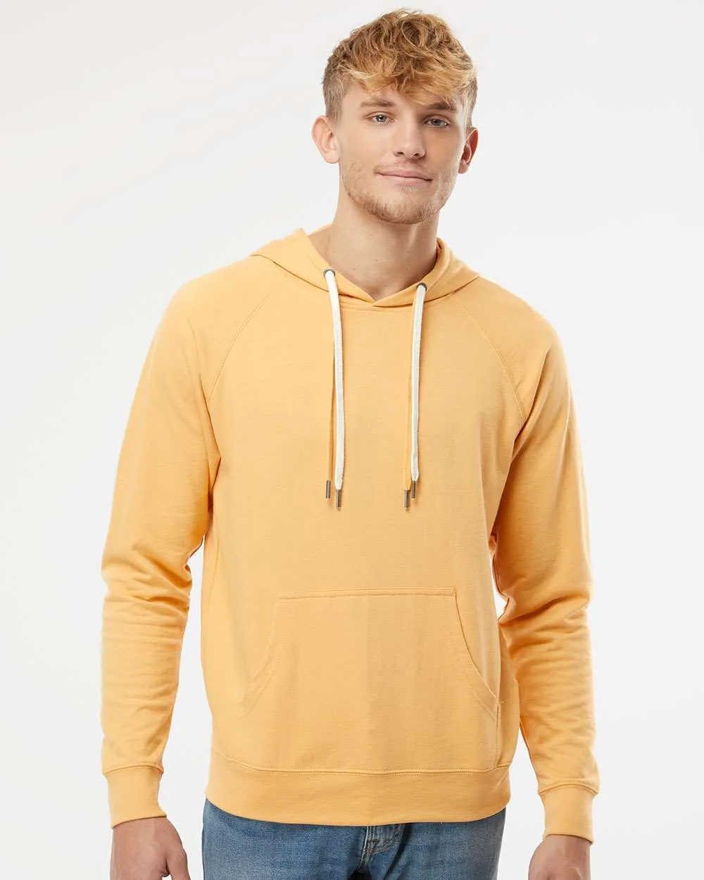 Independent Trading Co. Icon Lightweight Loopback Terry Hooded Sweatshirt SS1000