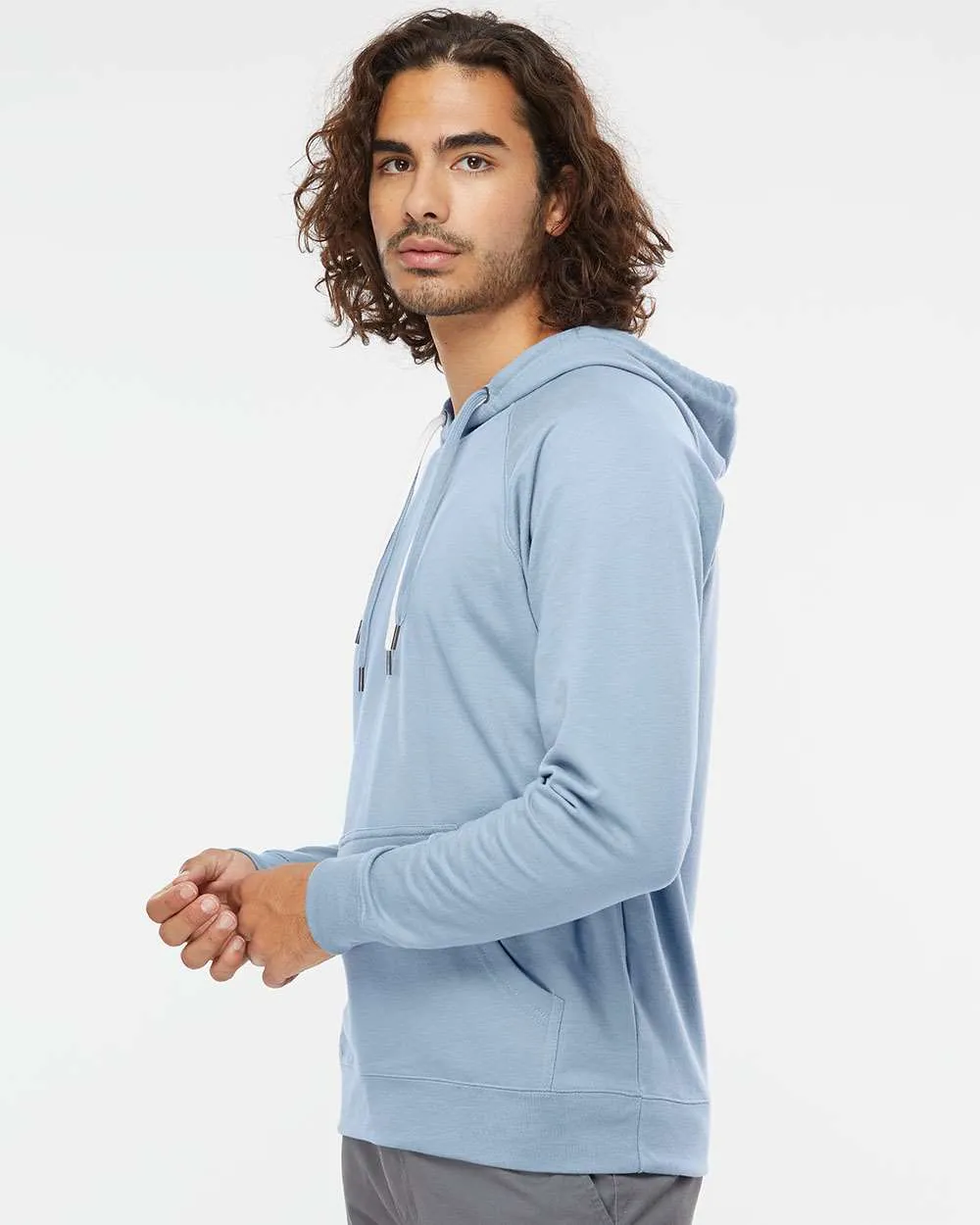 Independent Trading Co. Icon Lightweight Loopback Terry Hooded Sweatshirt SS1000