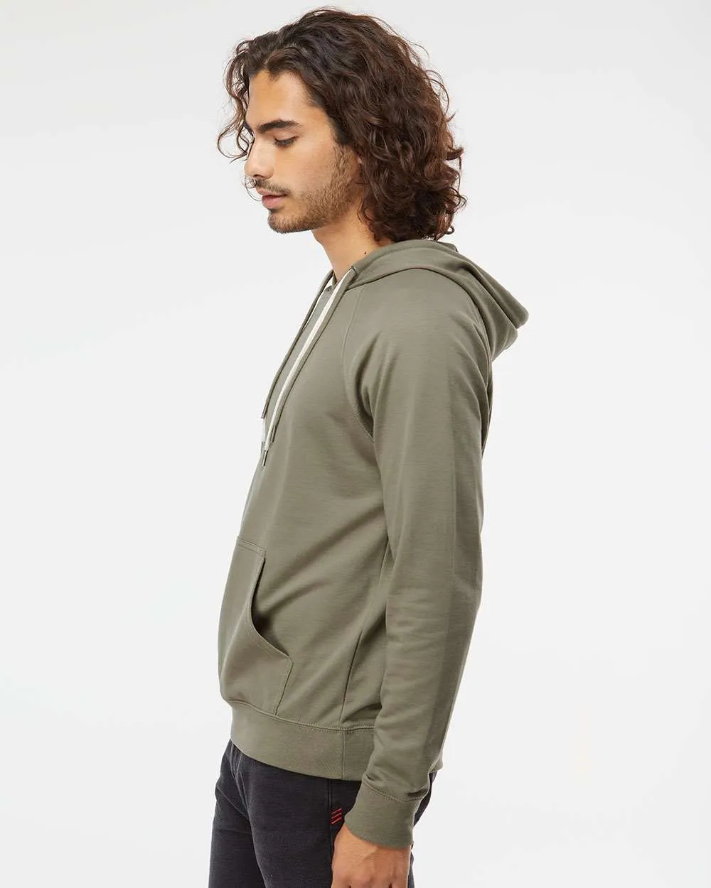 Independent Trading Co. Icon Lightweight Loopback Terry Hooded Sweatshirt SS1000