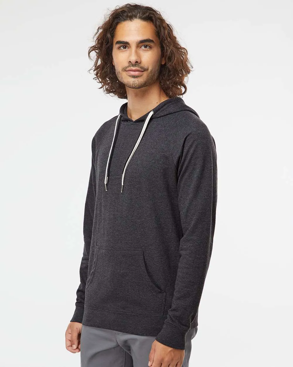 Independent Trading Co. Icon Lightweight Loopback Terry Hooded Sweatshirt SS1000