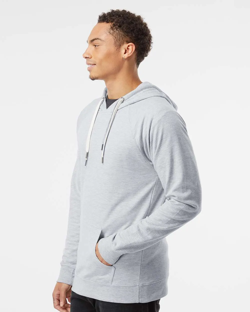 Independent Trading Co. Icon Lightweight Loopback Terry Hooded Sweatshirt SS1000