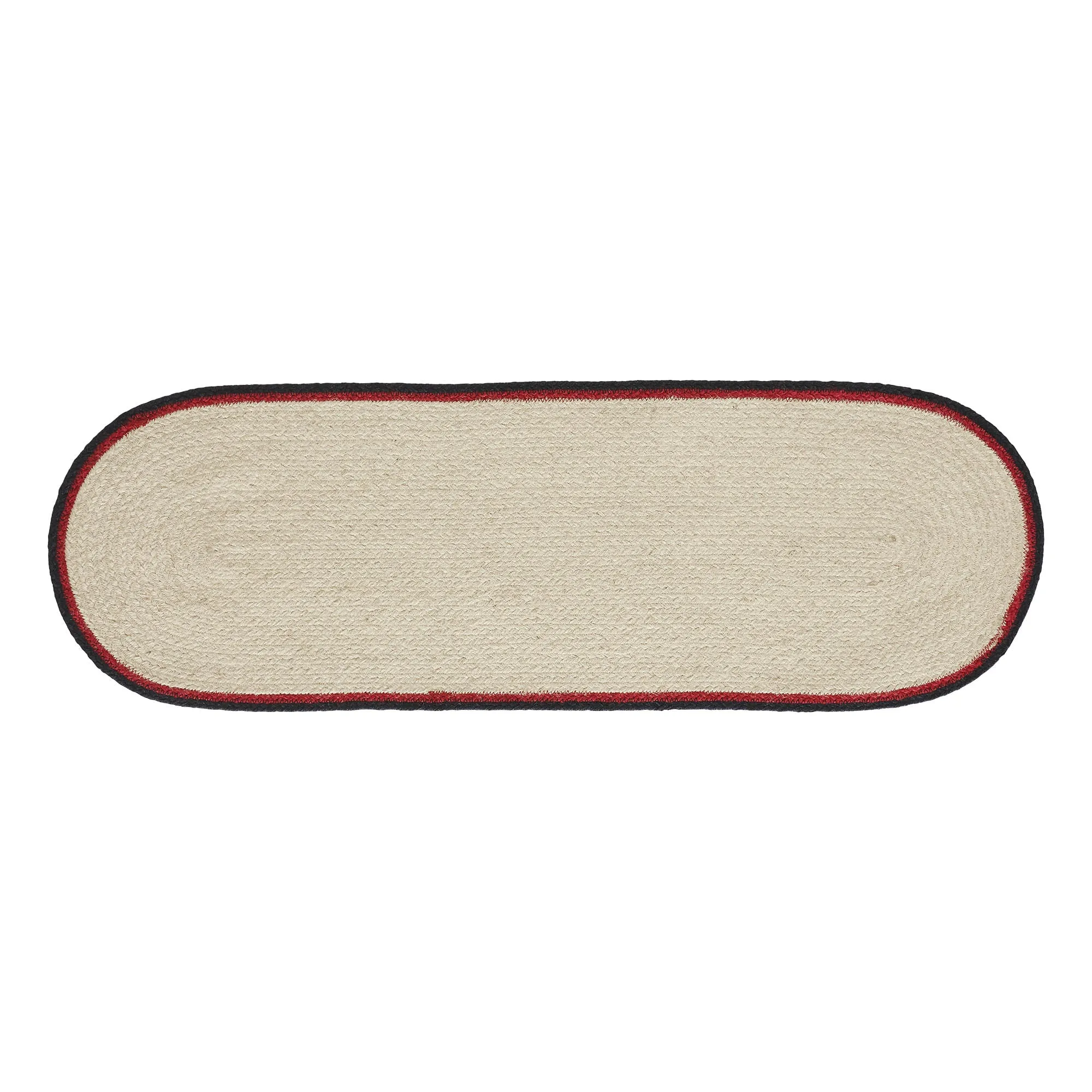 Jolly Ole Santa Jute Oval Runner 12x36