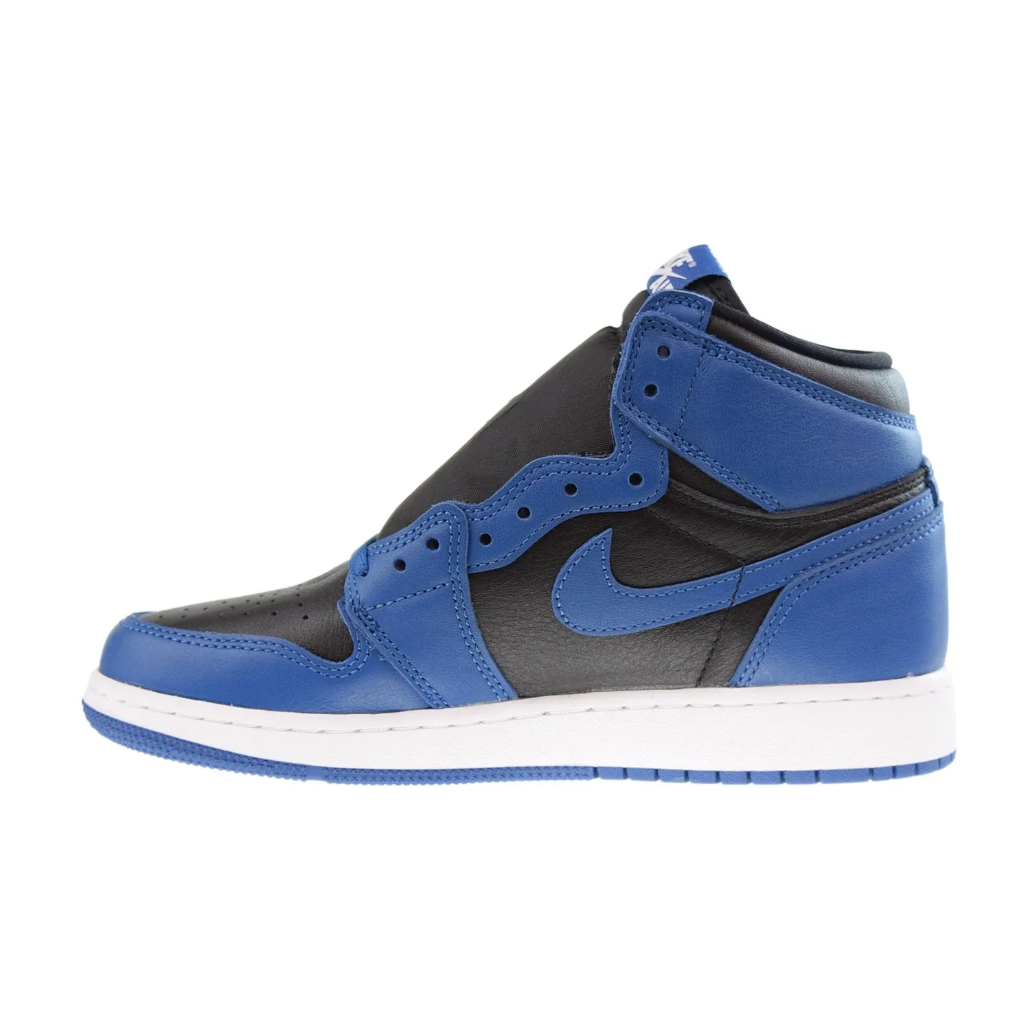 Jordan 1 Retro High (GS) Big Kids Shoes Dark Marina Blue-Black