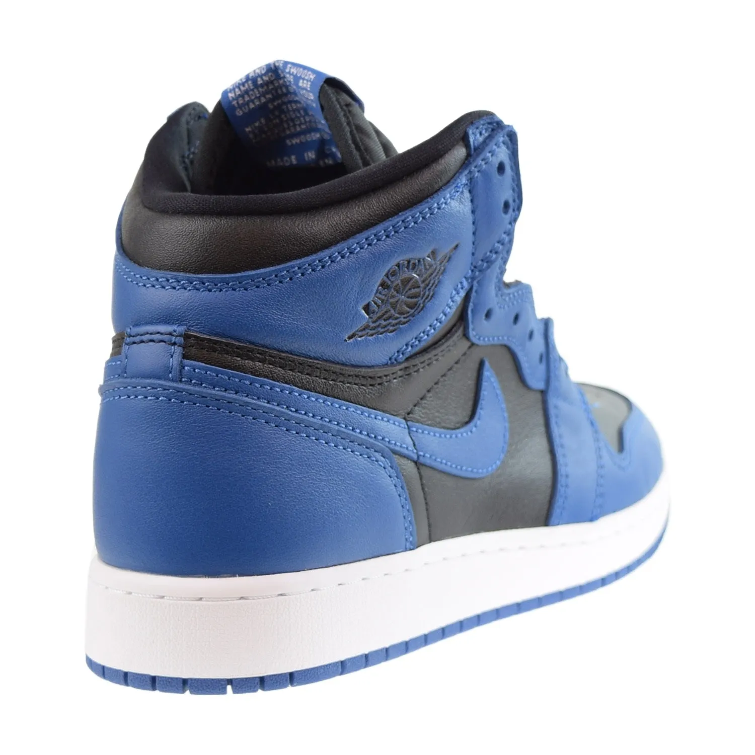 Jordan 1 Retro High (GS) Big Kids Shoes Dark Marina Blue-Black