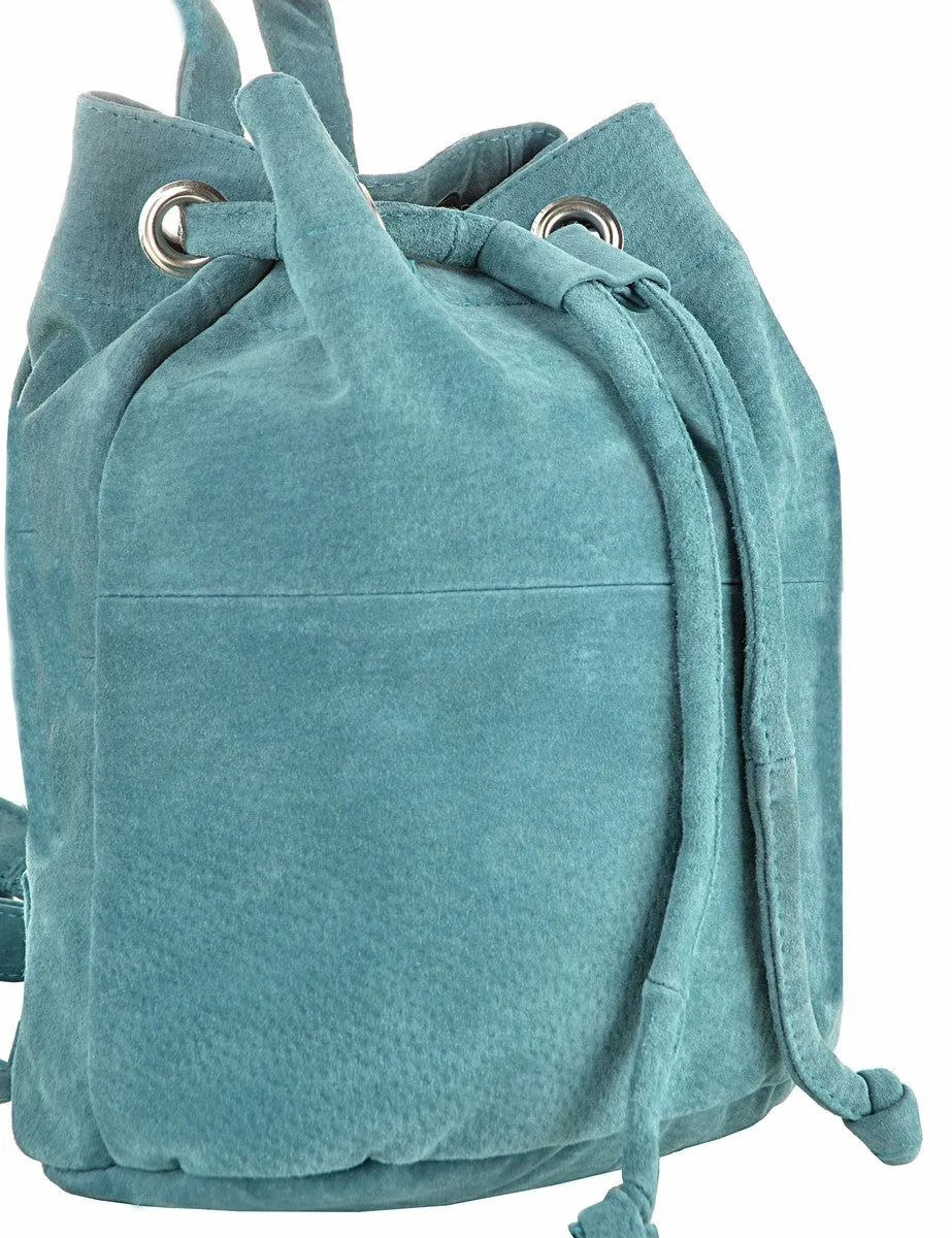 Label Rochelle Mini Drawstring Bucket Backpack